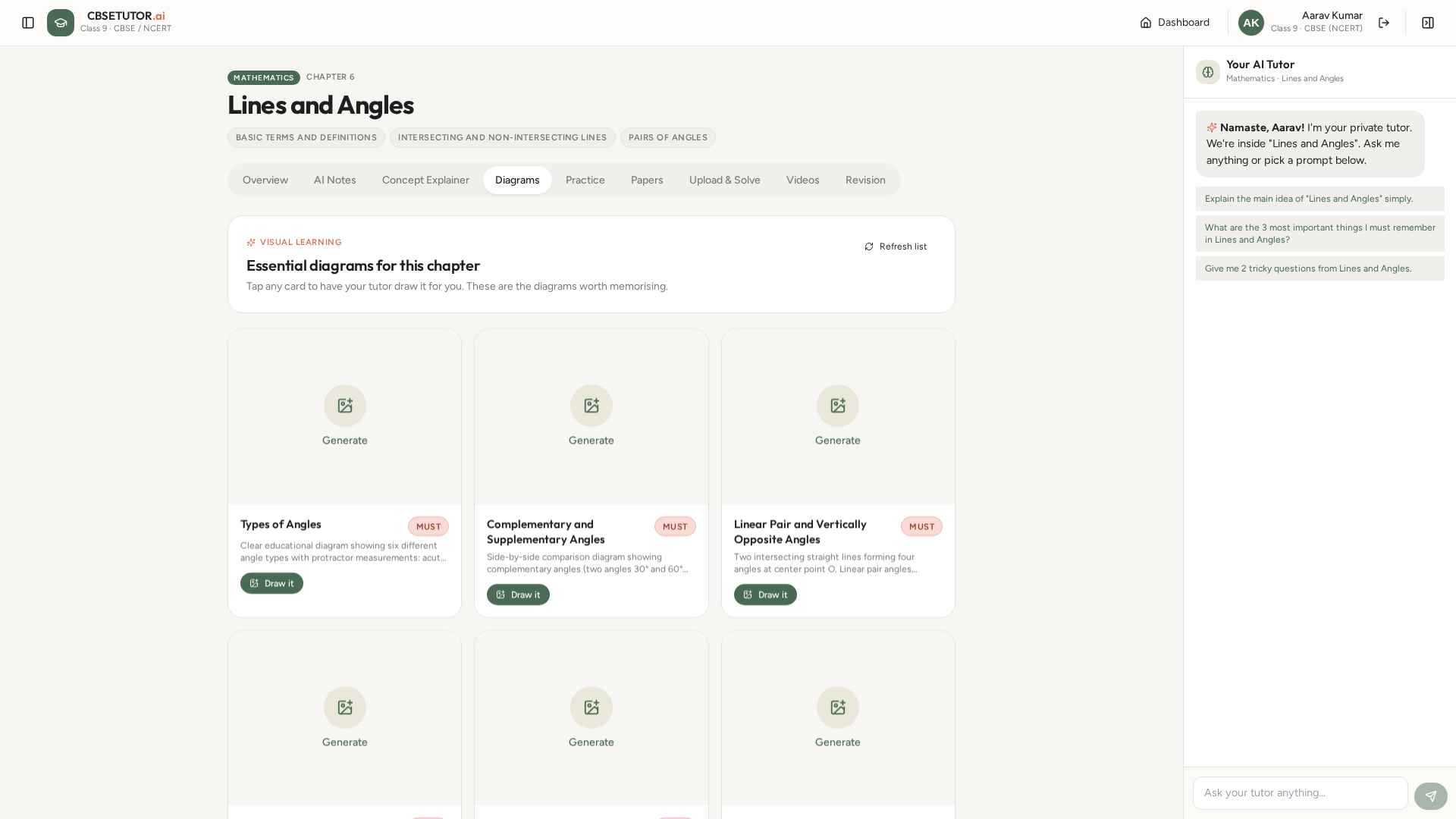 Diagrams on demand